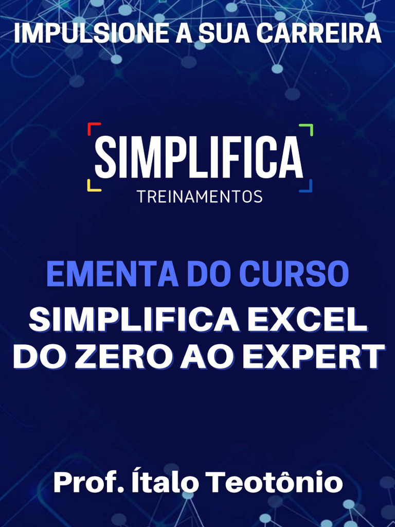 Curso Completo de Excel: Do Zero ao Expert | PDF | SQL | Gestão de dados
