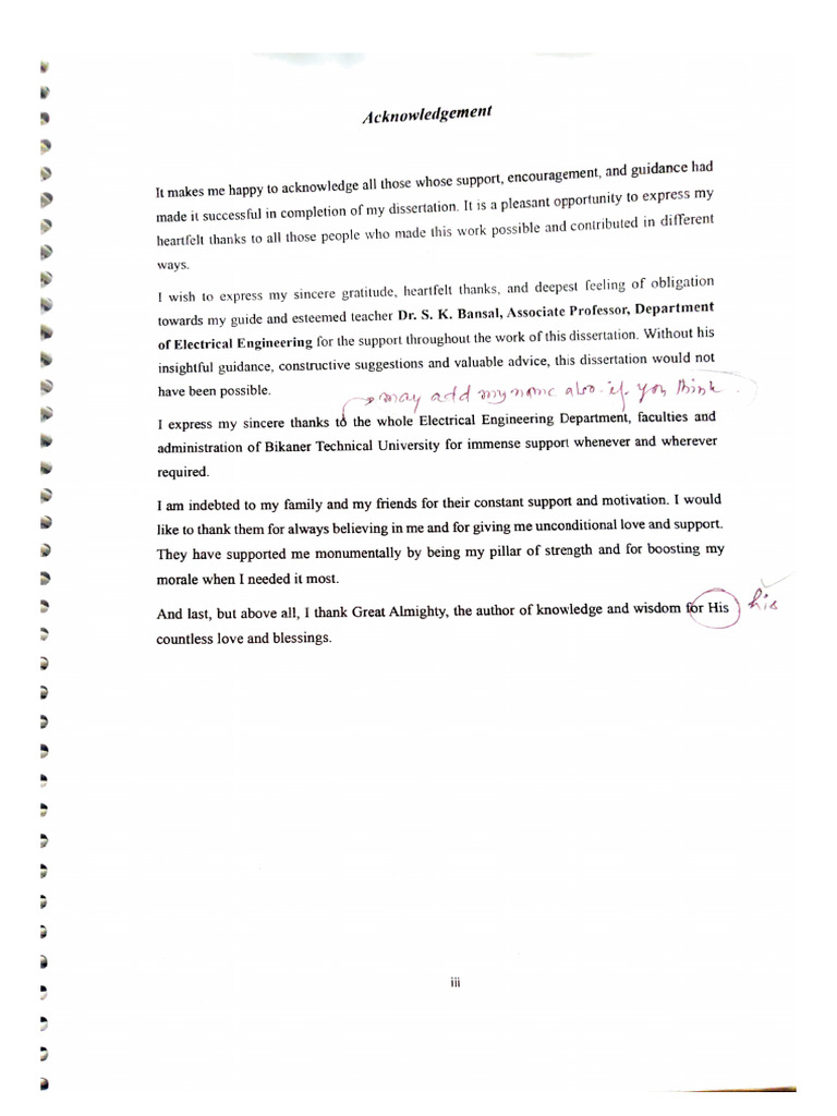 Dissertation Acknowledgements and Analysis of Microgrid Stability | PDF ...