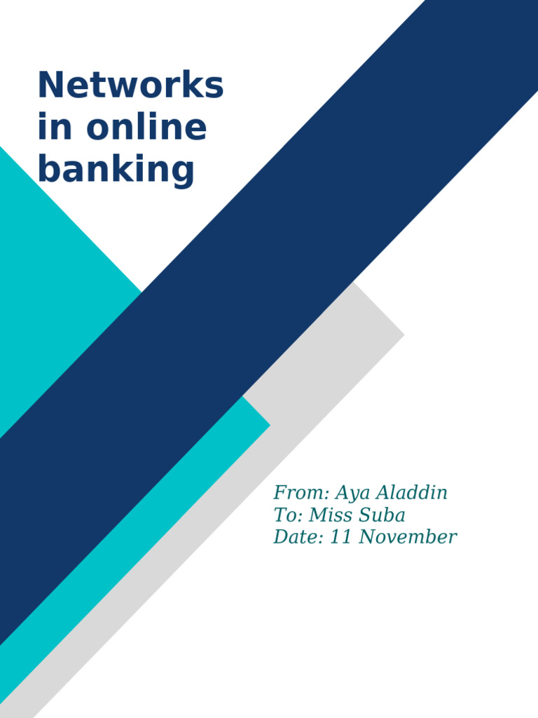 Online Banking: Security and Benefits | PDF | Computer Network | Banks ...
