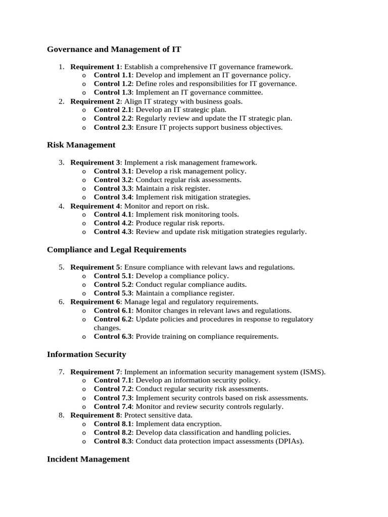 RMIT - Requirements and Controls | PDF | Regulatory Compliance | Governance