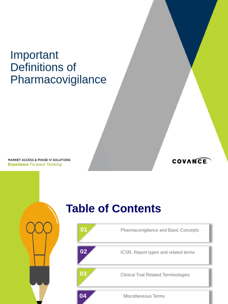 2 Important Definitions of Pharmacovigilance | PDF | Pharmacovigilance ...