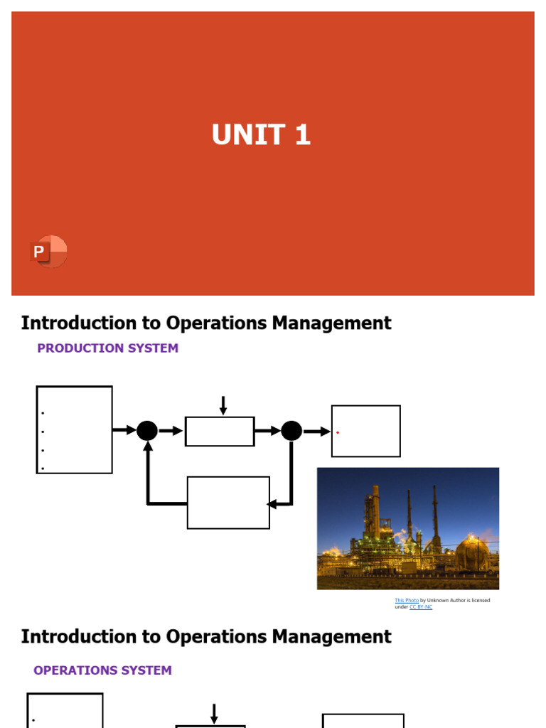 Operations Management and TQM Overview | PDF | Quality Management ...