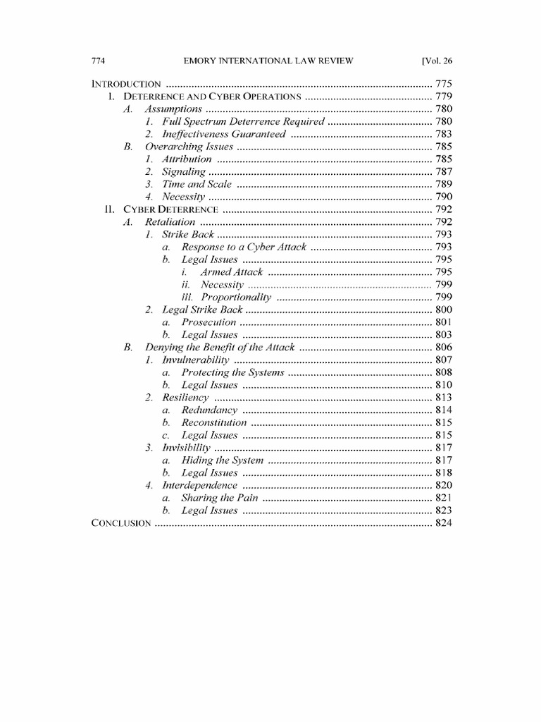 Cyber Deterrence Strategies Explained | PDF | Cyberwarfare | Security