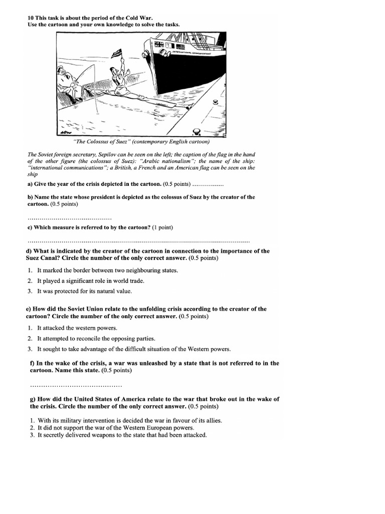 Cold War Tasks | PDF