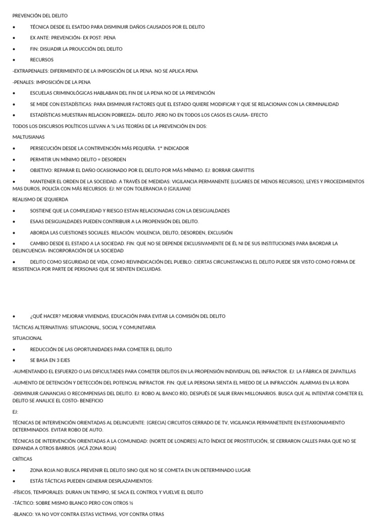 Estrategias de Prevención del Delito | PDF | Castigos | Prevención del ...