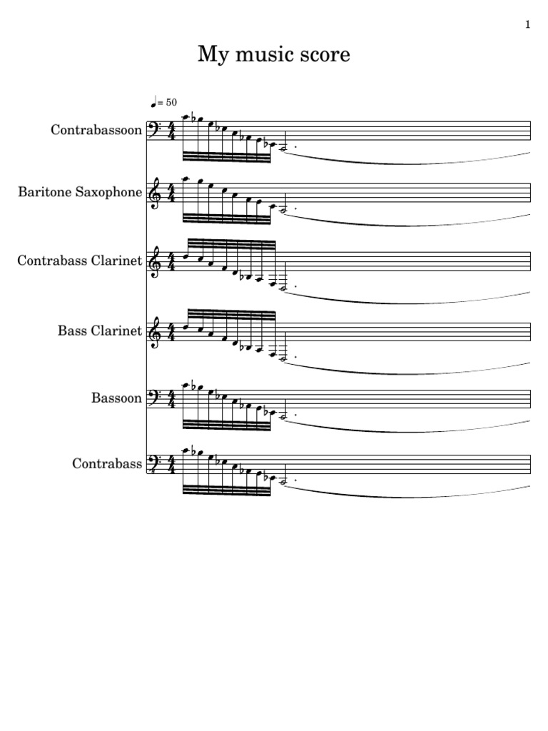 Woodwind Instrument Score Guide | PDF