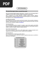 IELTS Orientation Lecture Sheet