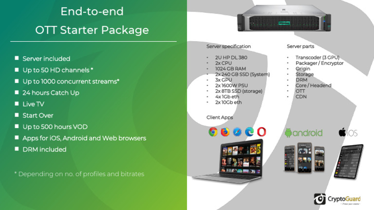 CryptoGuard OTT Starter Package 2024-03-05 | PDF