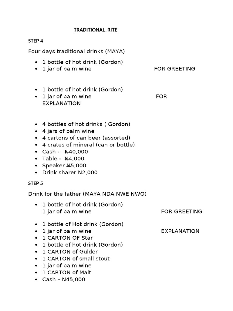 Traditional Rite | PDF | Foods | Cuisine