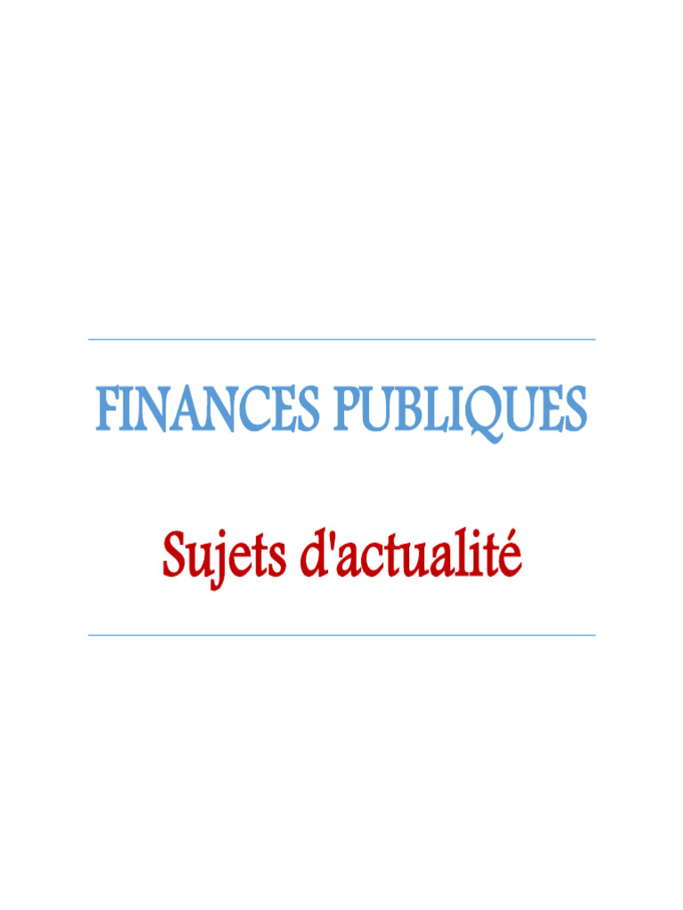 Dette publique marocaine : enjeux et solutions | PDF | Dette publique ...