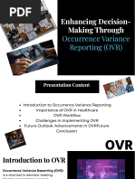 Nursing Occurrence Variance Report Guide | PDF | Risk | Hazards