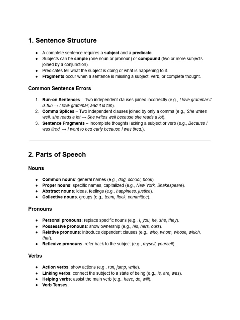 Notes On Beyond Snobbery - Grammar Need Not Be Cruel To Be Cool | PDF ...