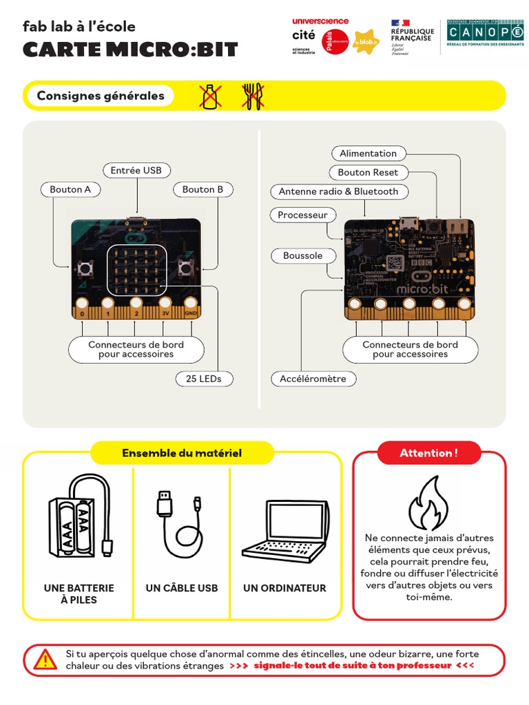 Sécurité et matériel pour micro:bit | PDF | USB | Informatique