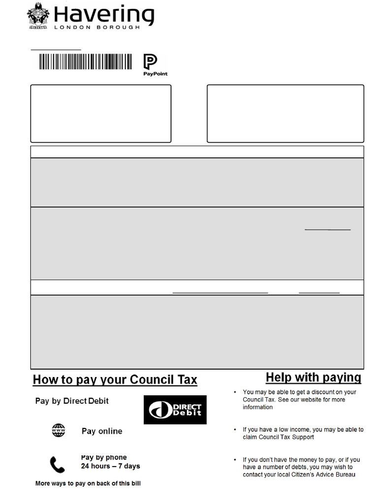 Council Tax Bill Overview 2024/2025 | PDF | Taxes | Taxation