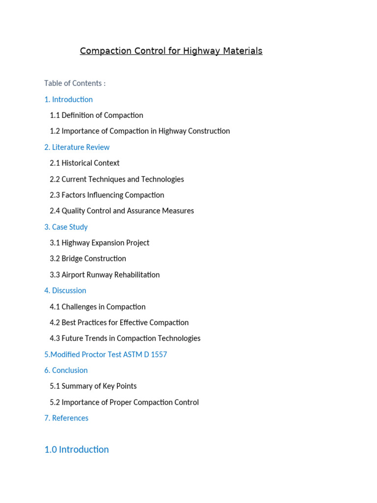 Highway Compaction Control Techniques | PDF | Road | Road Surface