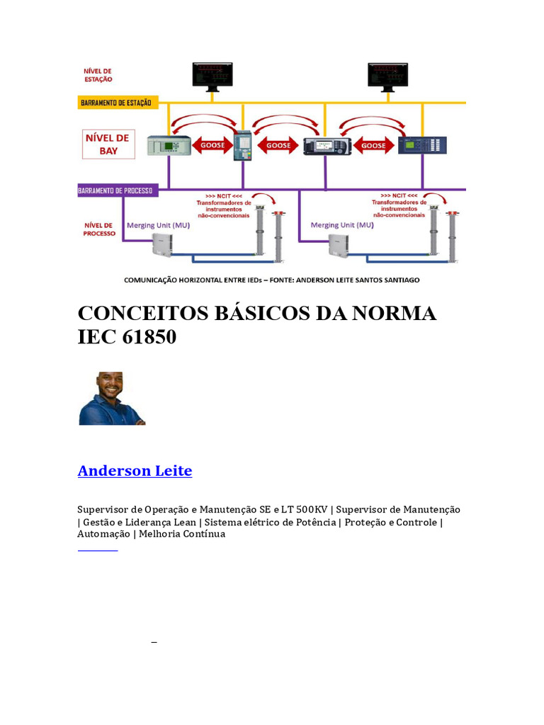 Conceitos da Norma IEC 61850 em Subestações | PDF | Rede de ...