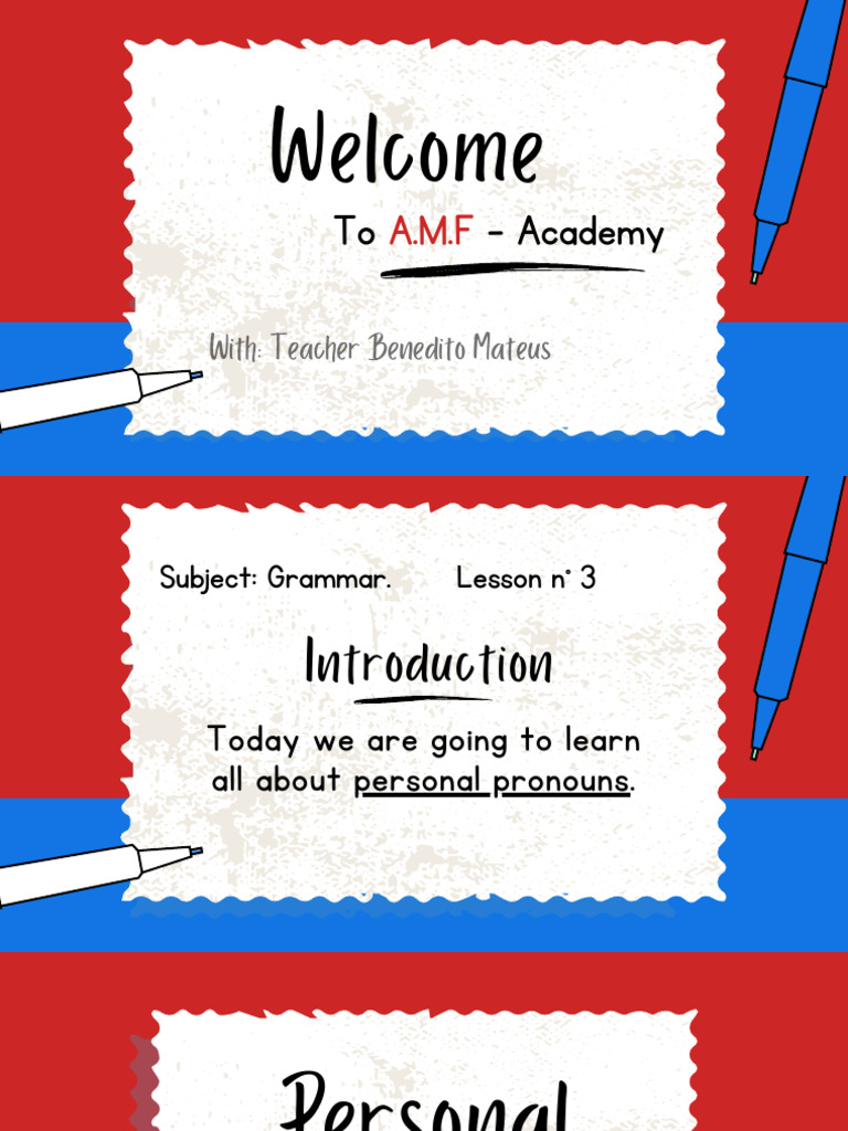 Understanding Personal Pronouns in Grammar | PDF