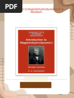 PDF Introduction To Magnetohydrodynamics P. A. Davidson
