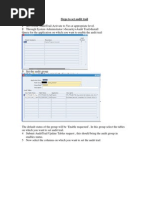 Steps To Set Audit Trail