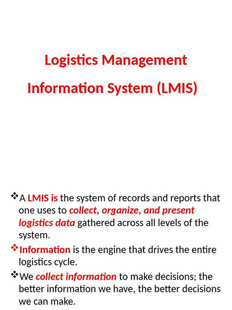 Understanding LMIS in Nepal | PDF | Inventory | Logistics
