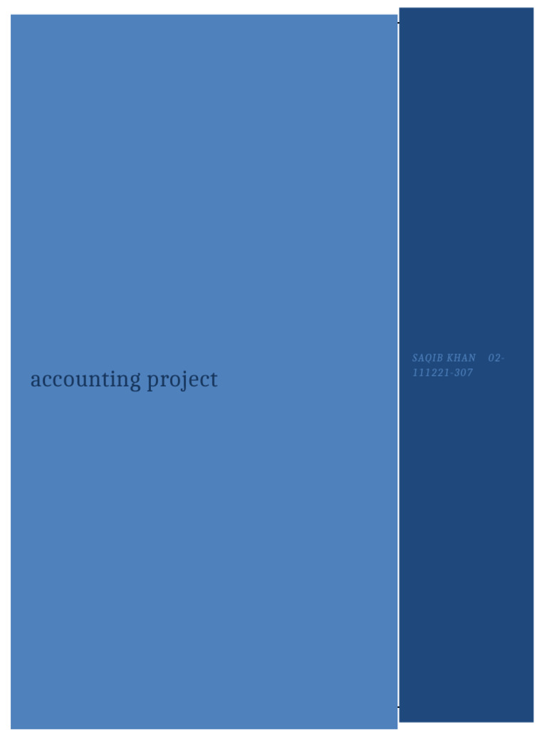 Kingsters Ltd Accounting Project Summary | PDF | Debits And Credits ...