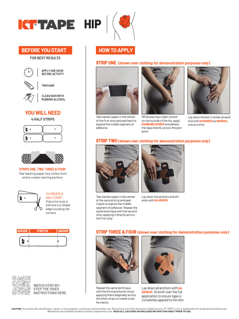 46327f2e8060 KT Instructions Hip | PDF