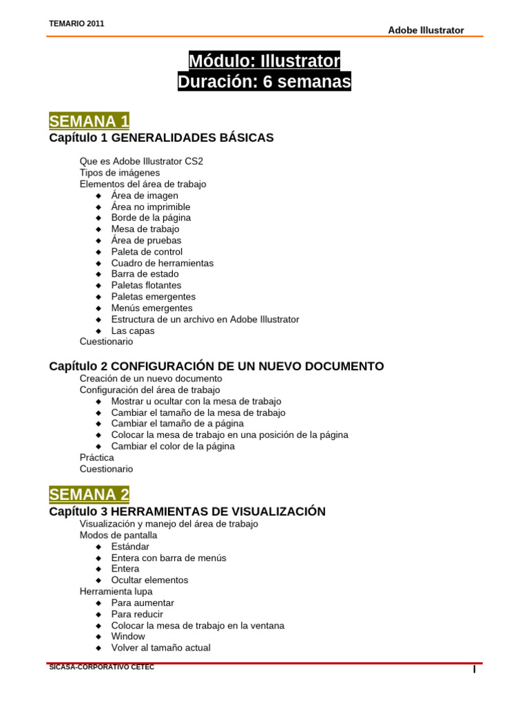 Herramientas y Funciones de Illustrator | PDF | Ilustrador Adobe
