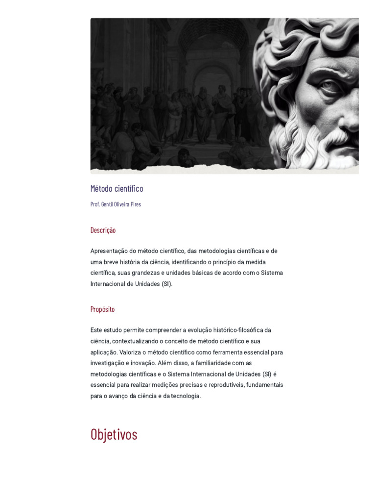 Método Científico e Filosofia da Ciência | PDF | Science | Método ...