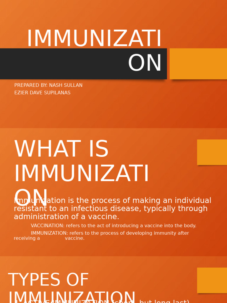 IMMUNIZATION | PDF