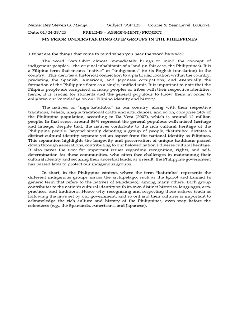 Understanding Indigenous Groups in the Philippines | PDF | Mindanao ...