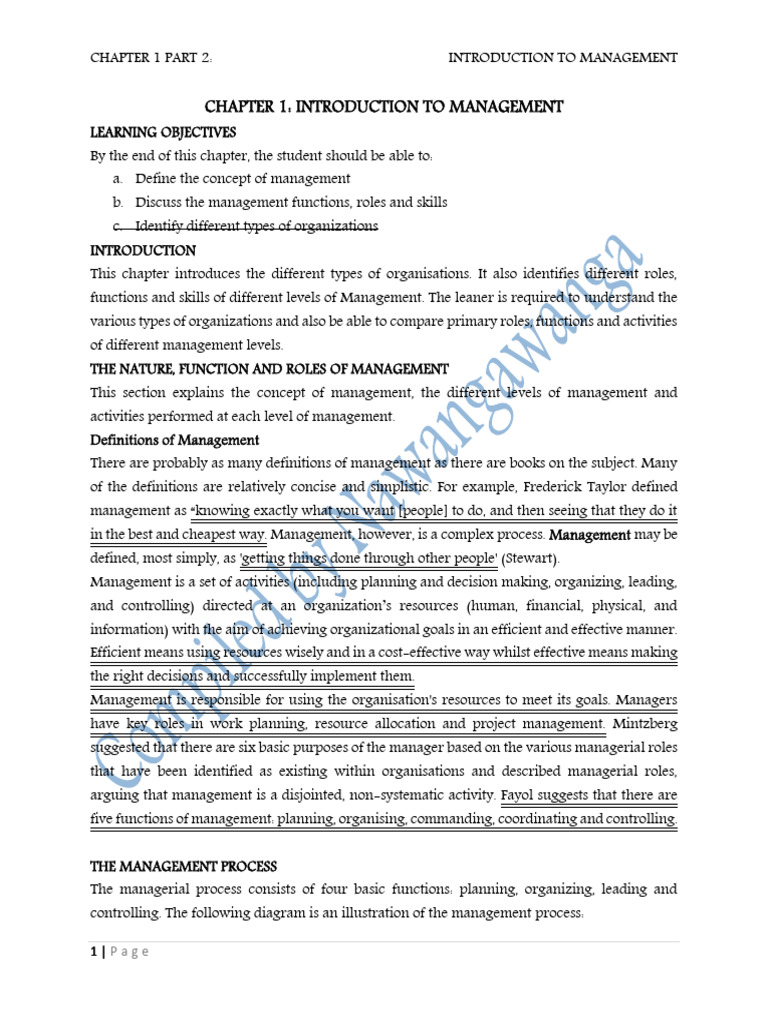 Management Iob Chapter 1B | PDF | Leadership | Communication