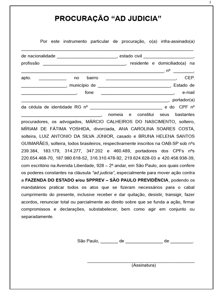 PROCURACAO-AD-JUDICIA | PDF