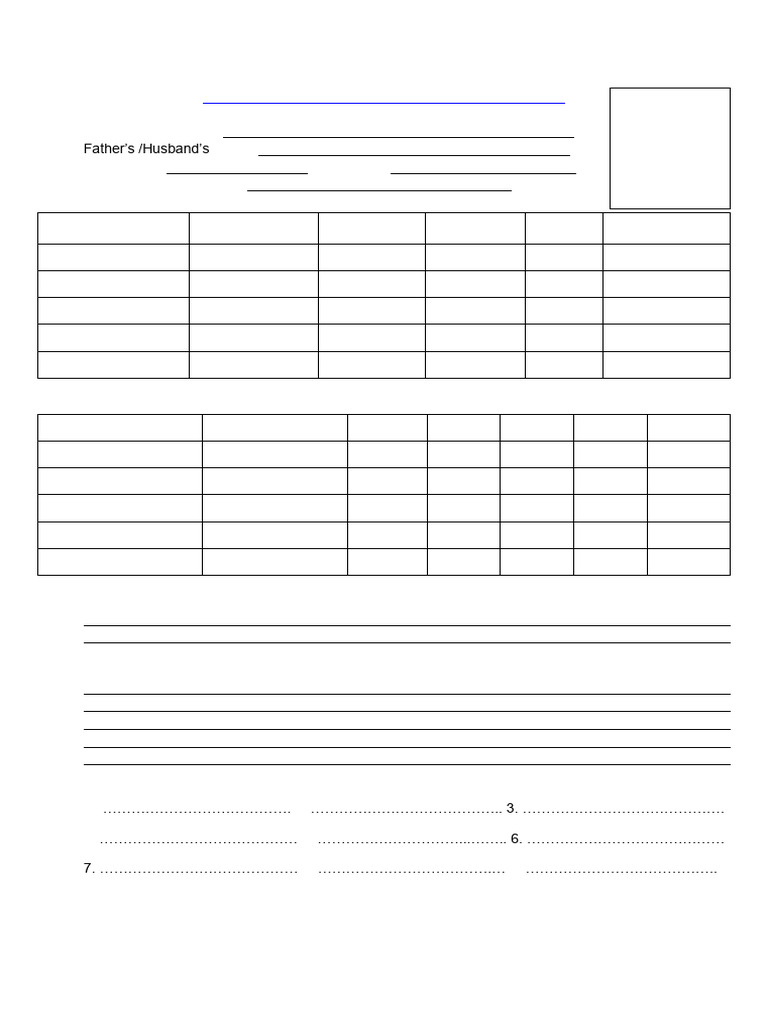 Part-Time Teaching Application Form | PDF
