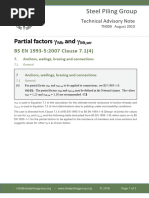Eurocode Partial Factors for Steel Design | PDF | Building Engineering ...