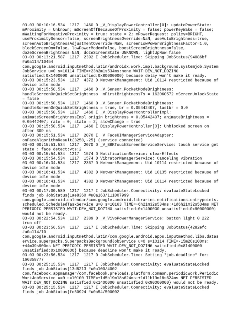 Log | PDF | Operating System Families | Computer Engineering