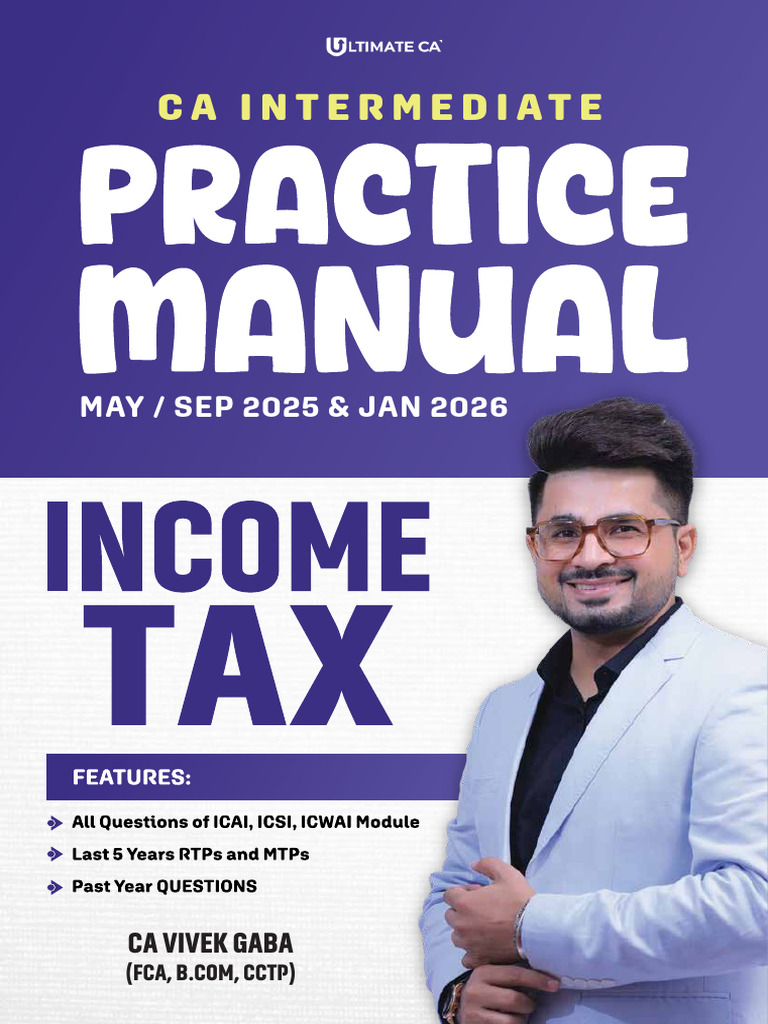 Taxation Guide for CA Inter Students | PDF | Income Tax | Taxes
