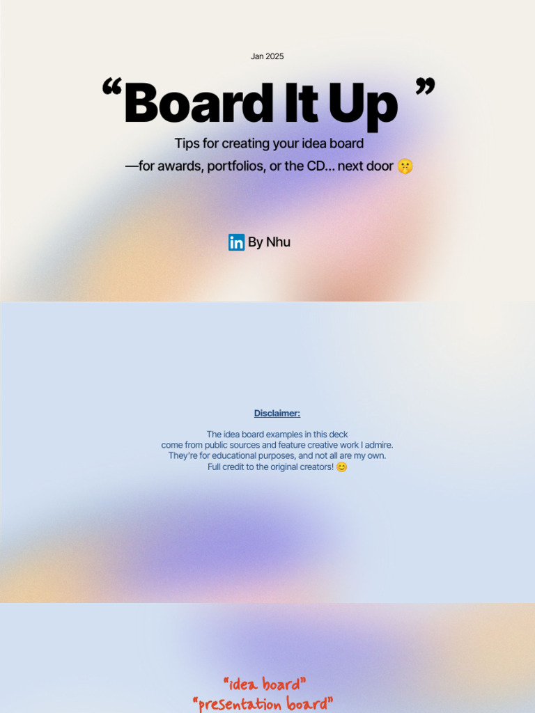 Tips for Crafting Effective Idea Boards | PDF