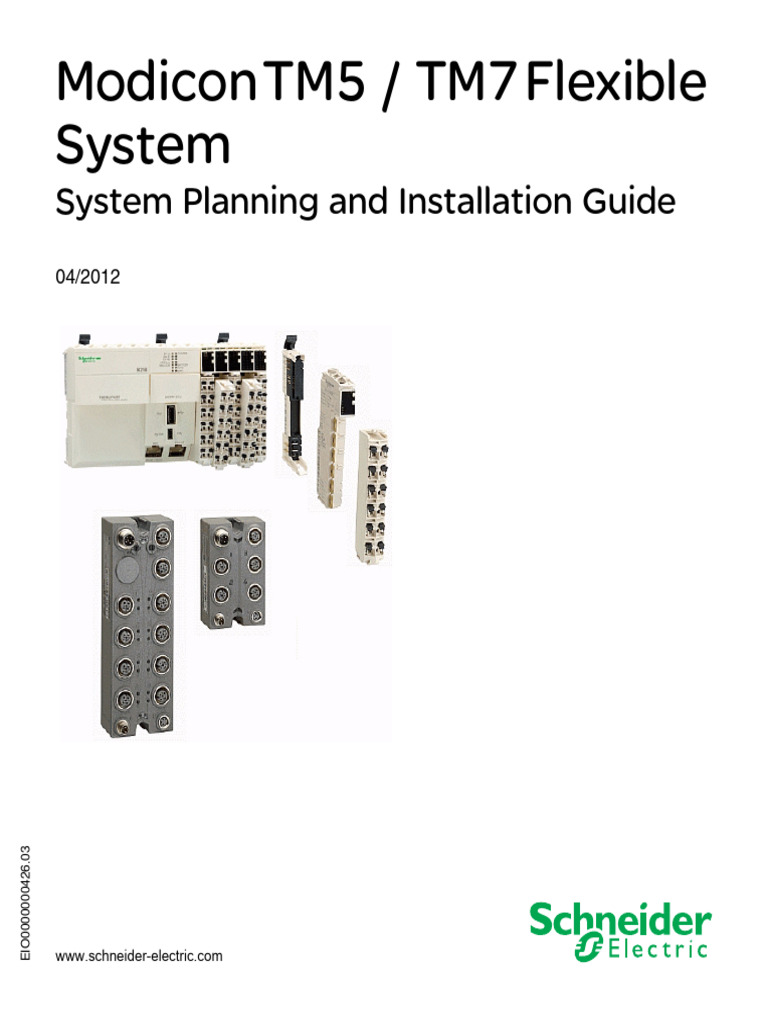 M258 TM5, TM7 Installation Guide 2012ENG | PDF | Programmable Logic ...