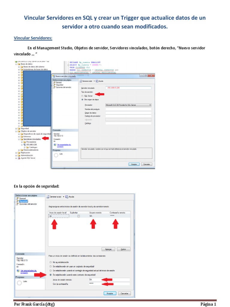 Creación de Triggers en SQL para Servidores | PDF