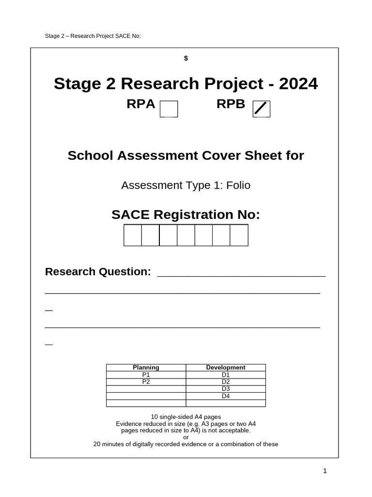 SACE Stage 2 Research Project Guide | PDF | Behavior | Consumer Behaviour