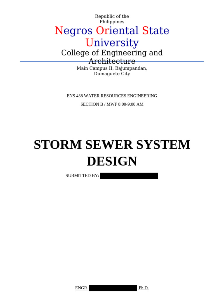 Storm Sewer System Design Guide | PDF | Concrete | Sanitary Sewer