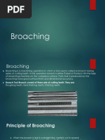 Broaching Process: Tools and Applications | PDF | Machining | Metalworking