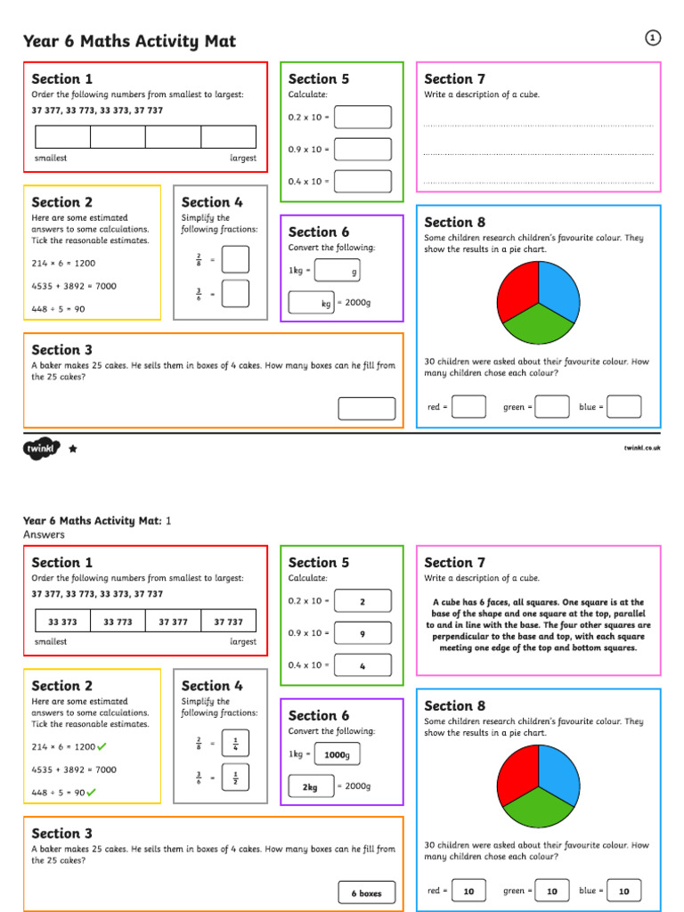 Mat 1 Lower Ability | PDF