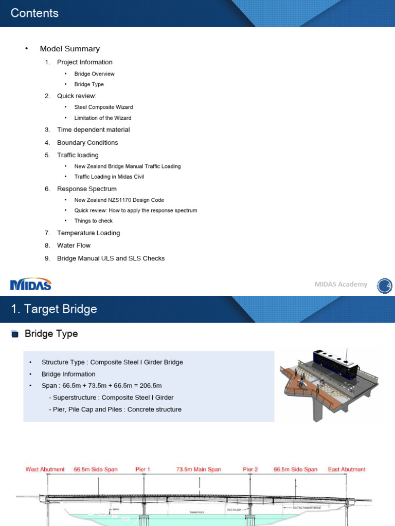 Composite Steel Girder Bridge Analysis | PDF | Bridge | Deep Foundation