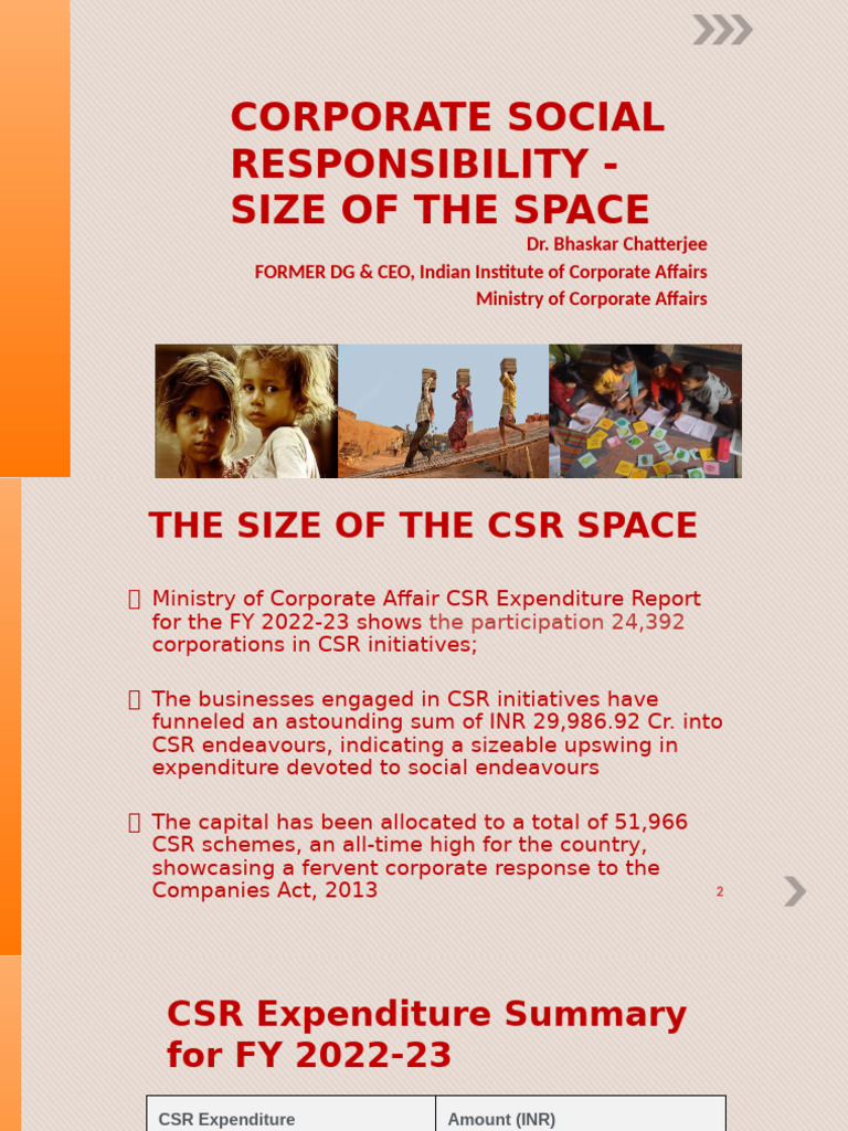 CSR Expenditure Insights FY 2022-23 | PDF | Corporate Social ...
