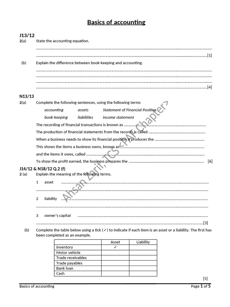 Accounting Basics: Key Concepts Explained | PDF | Debits And Credits ...