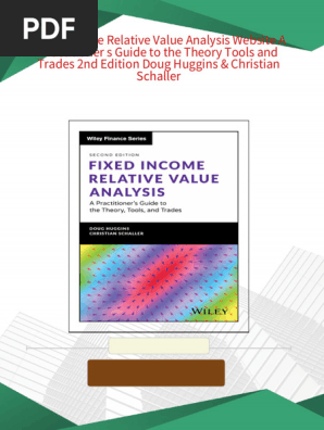 Fixed Income Relative Value Analysis Website A Practitioner