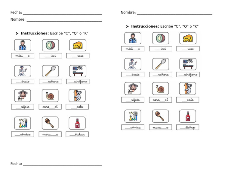Instrucciones para completar formulario | PDF