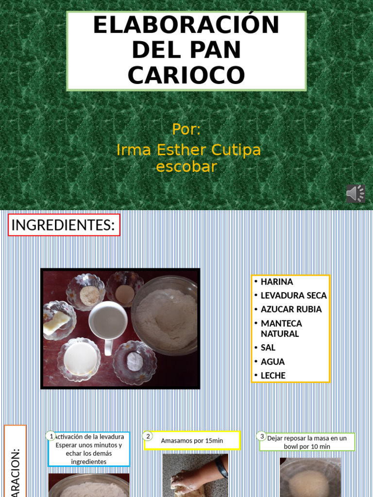 Elaboración del Pan Carioco | PDF