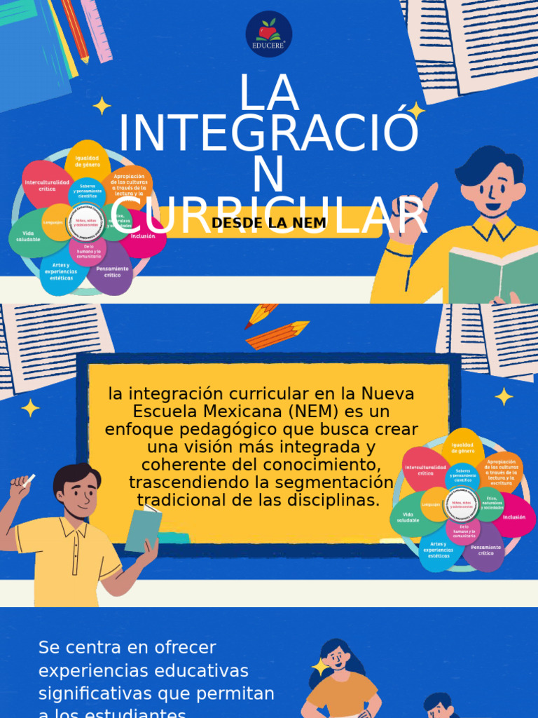 Integración Curricular en la NEM | PDF | Plan de estudios | Aprendizaje